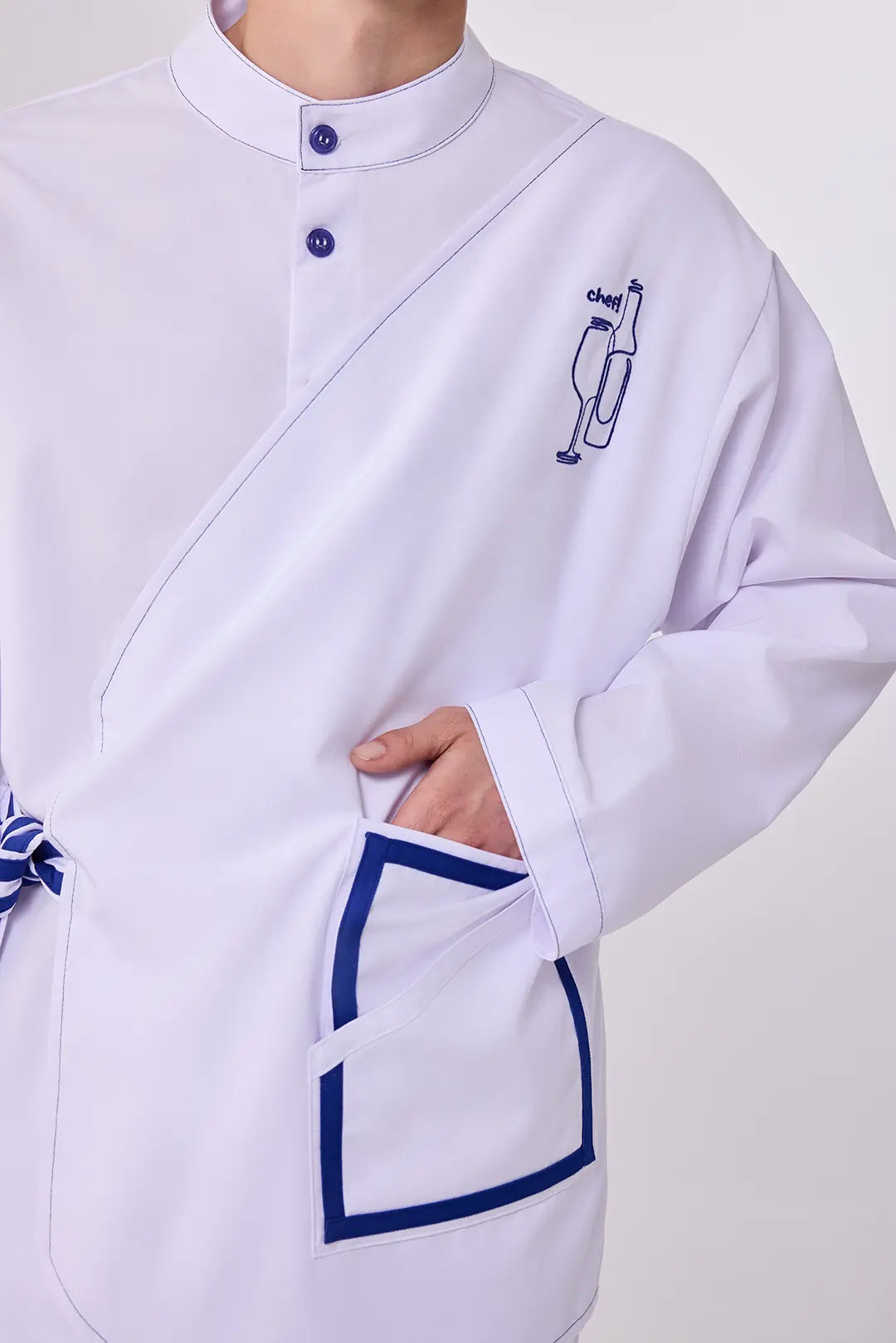 Custom Chef Jacket – ChefLine Wrap Style With Personalised Branding Options
