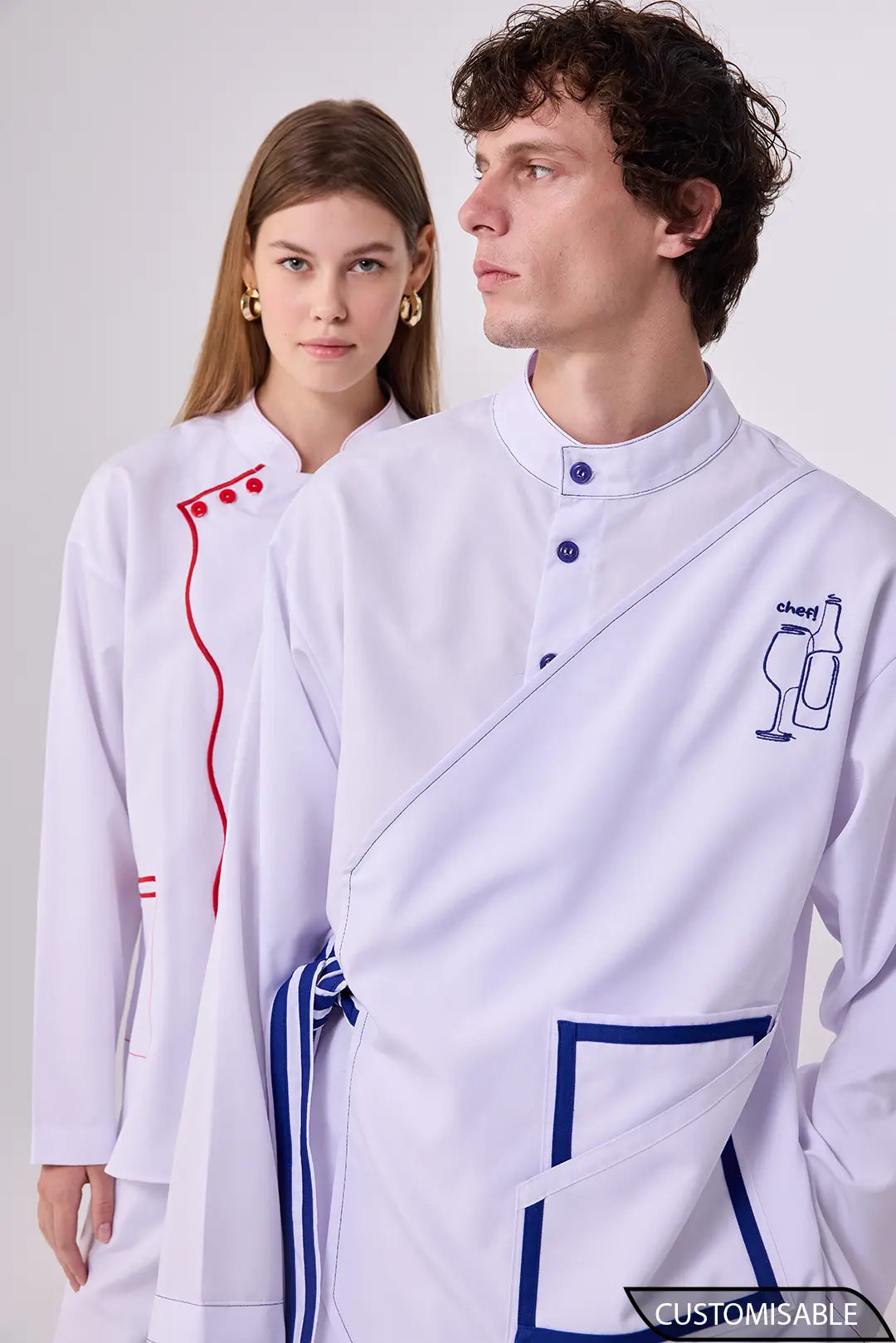 Custom Chef Jacket – ChefLine Wrap Style With Personalised Branding Options