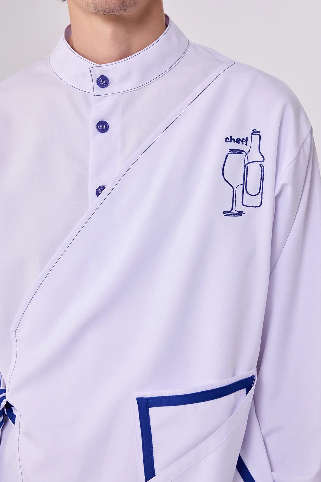 Custom Chef Jacket – ChefLine Wrap Style With Personalised Branding Options