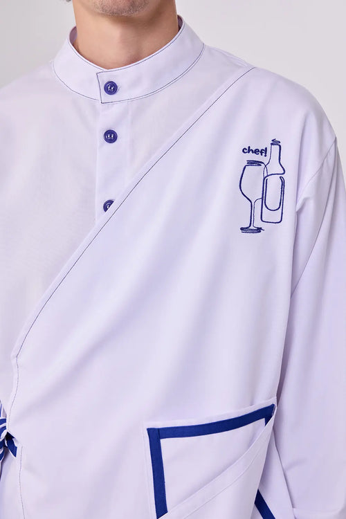 Custom Chef Jacket – ChefLine Wrap Style With Personalised Branding Options
