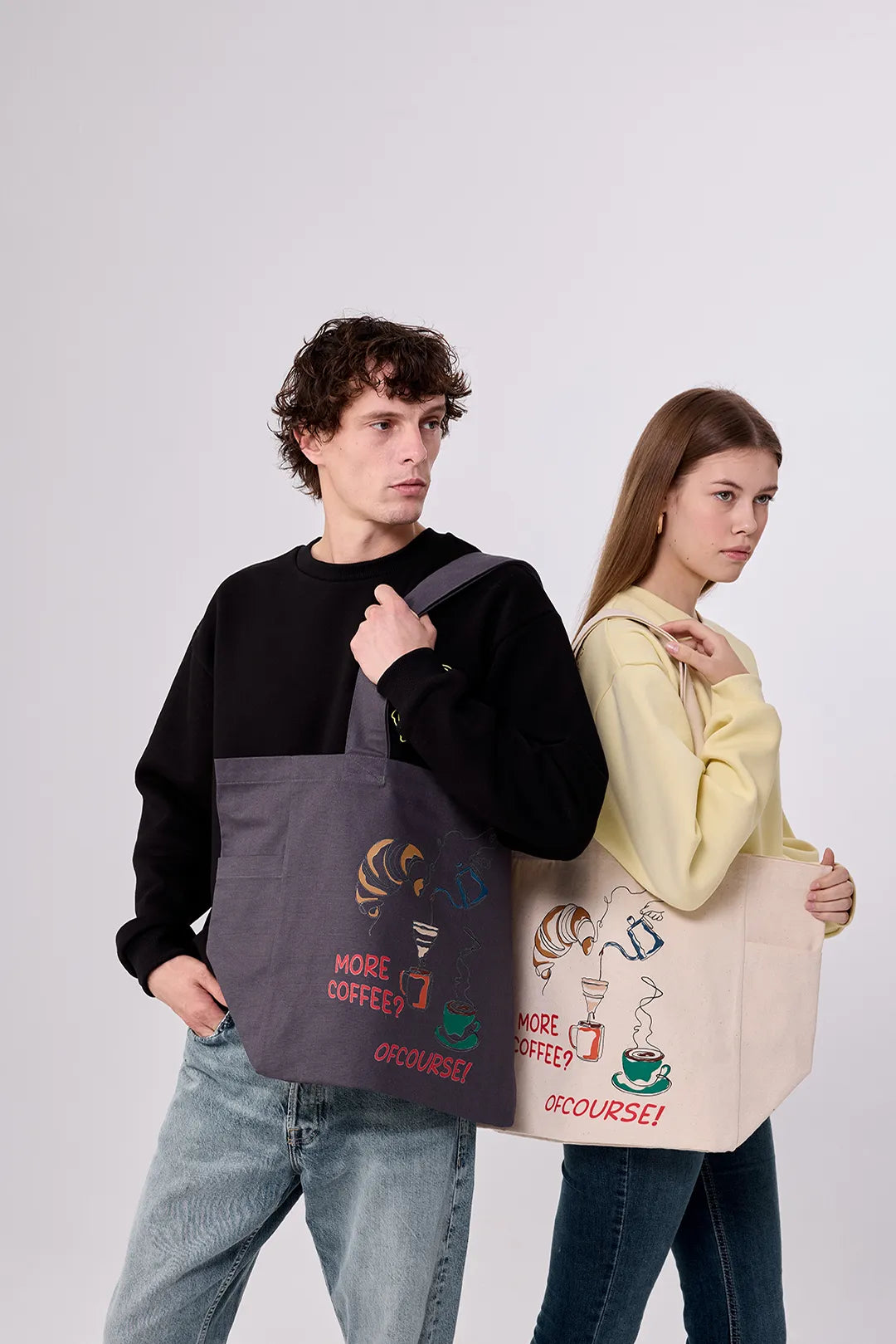 Crafted Uniforms Custom Cloth Tote Bag With Branded Print