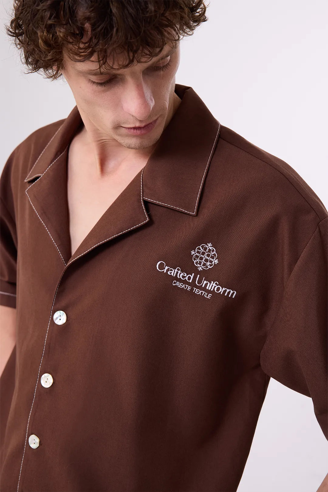 Custom Professional Work Shirt – Relaxed Short Sleeve With Brand Detailing