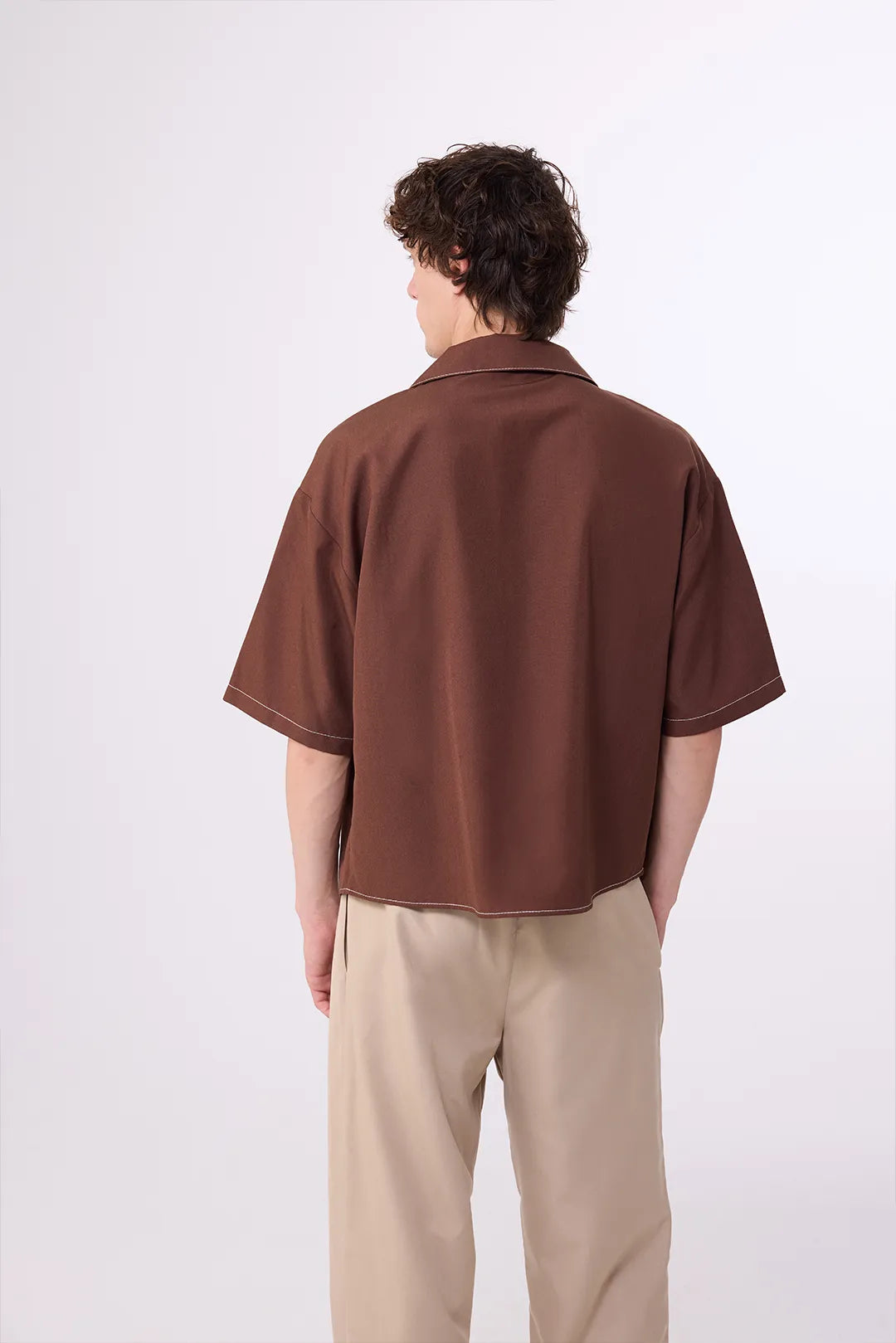 Custom Professional Work Shirt – Relaxed Short Sleeve With Brand Detailing