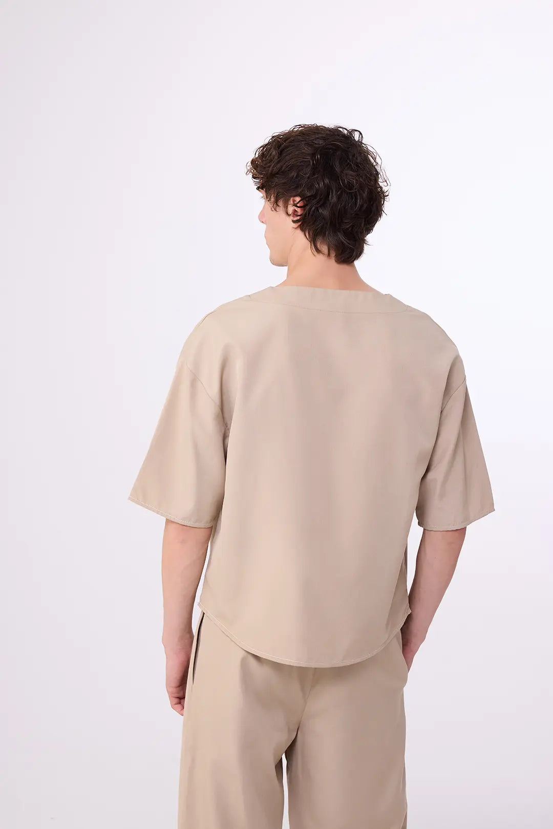 Custom V-Neck Uniform Set – Lightweight Professional Wear With Branding Options