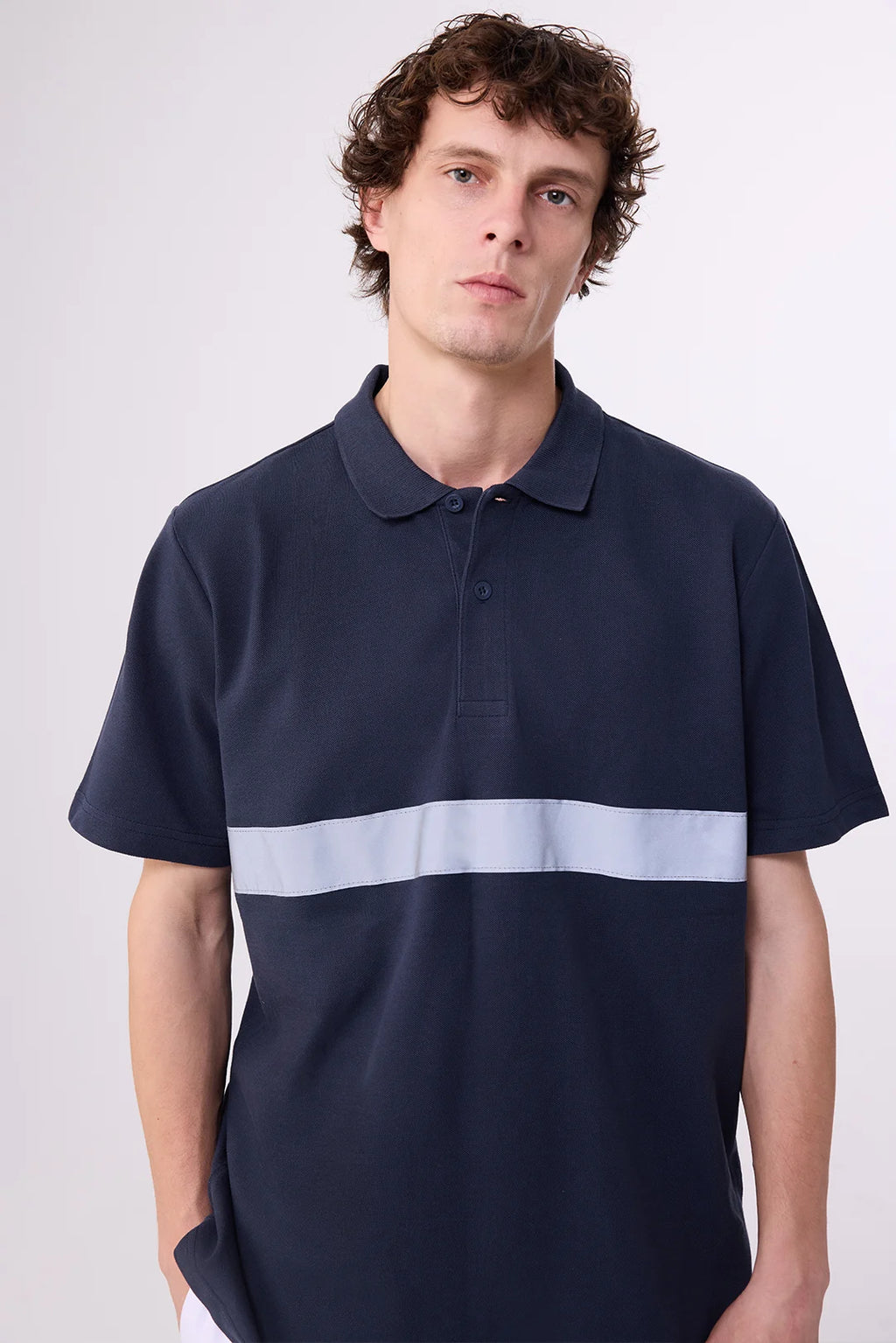 Custom Reflective Polo – FlexLine Workwear T-shirt