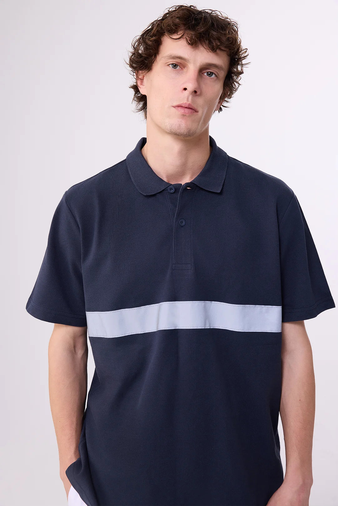 Custom Reflective Polo – FlexLine Workwear T-shirt