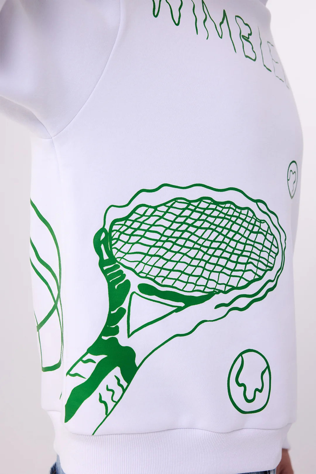 Custom Wimbledon Sweatshirt – CourtLine Graphic Crewneck