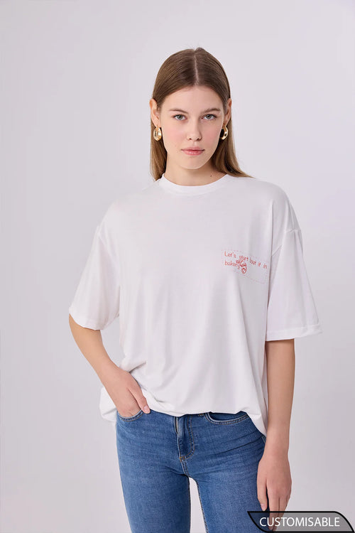 Custom Bakery Graphic T-Shirt – BakeStart Minimal Design Tee