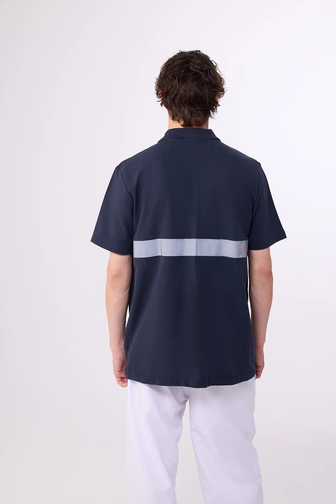 Custom Reflective Polo – FlexLine Workwear T-shirt