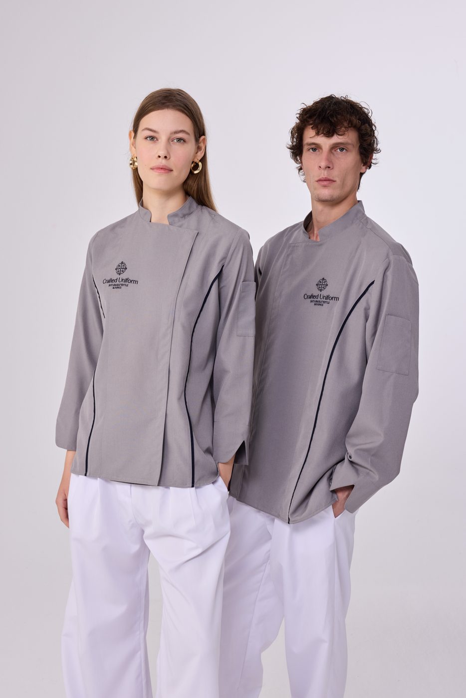 Grey hotel front of house jackets